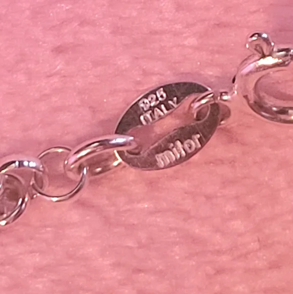 Anklet - 10" Italian Sterling Silver - Picture 9 of 13